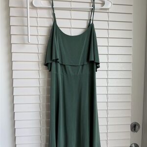 Forever 21 Tank Top Dress in Deep Green with Adjustable Straps